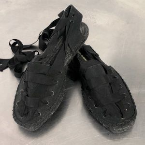 Tomas Maier Espadrilles size 7 Black